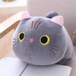 Yeux gris ouverts - 25 cm - chat en peluche doux pour enfants coussin kawaii animal en peluche jouet ... Yeux gris ouverts - 25 cm - chat en peluche doux pour enfants coussin kawaii animal en peluche jouet ...