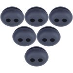 Oeillet en caoutchouc - d. o. 24 mm - 2 trous - compatible husqvarna honda homelite - kit de 6 pi�ces ...