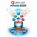 Office 365 - 2026 - envoi imm�diat d�mat�rialis�