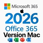 Office 365 - licence microsoft version 2026 compatible mac
