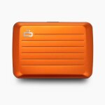 Porte carte - ogon designs - stockholm v2 - orange - aluminium - rfid protection