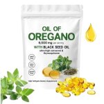 Oil of oregano softgelshuile dorigan 6000 mg dhuile de graines noires180pcs electromenager beaute bien ...