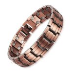 Oktrend pur cuivre magntique soulagement de la douleur bracelet pour hommes thrapie aimants bracelet ...