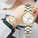 Montre - olevs - quen4101 - quartz - Étanche - acier inoxydable - classique Montre - olevs - quen4101 - quartz - Étanche - acier inoxydable - classique