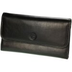 Portefeuille en cuir - elephant dor et olivia - grand portefeuille porte chquier femme - noir
