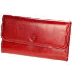 Olivia - portefeuille en cuir - grand portefeuille porte chquier femme pack cadeau avec porte cls - ...