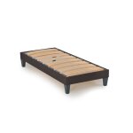 Sommier  lattes - olympe literie - kit15 - 90x190 cm - gris anthracite - livr en kit