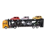 Omabeta jouets de camion porteur de voiture modle de jouet de camion transporteur en alliage, six voitures ...