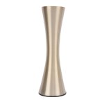 Omabeta vase conique grand vase � fleurs mince en m�tal dor� �l�gant d�coration de centre de table de ...