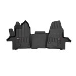 Omac tapis de sol en caoutchouc pour ford transit 2018 - 2025 noir premium