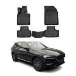 Omac tapis de sol pour volvo xc60 2017 - 2025 sur mesure en caoutchouc noir