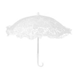 Les ombrelle en dentelle pour marie brode femme blanc 117211