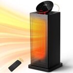 Omisoon chauffage dappoint 2000w eco radiateur electrique ptc led tactile 90  oscillation minuterie ...