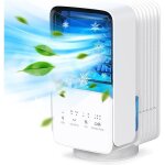 Climatiseur portable - omisoon - mobile silencieux 4 en 1 - 120 oscillation - 700 ml - blanc