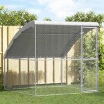?on sale)cage � poules - enclos � poules poulailler avec enclo argent� 2x2x2 m acier galvanis� @fr(349078) ...