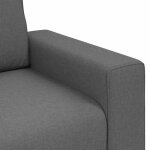 (on sale)canap� haute qualit� sofa scandinave - fauteuil club - 59cm gris fonc� tissu s 7424390