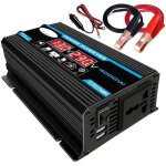Onduleur 4000w 12v � 220v / 110v led onduleur de puissance de voiture convertisseur adaptateur de chargeur ...