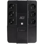 Onduleur line interactive act - 600va - 6 sorties schuko - protection contre les surtensions