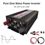 Onduleur  onde sinusodale pure 4000w onduleurs de voiture convertisseur de tension dc 24v  ac 220v ...