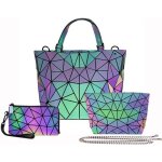 Sacs  main et sacs  dos lumineux gomtriques - one - changements de couleur - sac holographique rflchissa ...