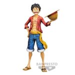 One piece - monkey d. luffy - figurine grandista nero 28cm