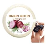 Onion biotin shampoo barnourrissants purifiants oignon biotine shampooings savon pour pousse cheveux