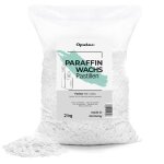 Oputec 2kg cire de paraffine en pastilles : cire blanche pour bougies id�ale pour fabrication maison ...