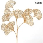 Or 66 cm - bouquet de fleurs de baies artificielles en plastique branche deucalyptus dore dcoration ...