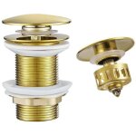 Or bonde de lavabo pop up sans trop pleinbouchon de vidange avec panier � cr�pine bonde de vidage pour ...