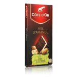 Cote dor chocolat noir fourré à la pâte damande - 150 g Cote dor chocolat noir fourré à la pâte damande - 150 g
