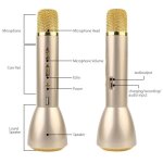 Or k088 microphone de chant  main portable sans fil bluetotth pour maison karaoke magic ktv - mic speaker ...