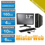 Ordinateur de bureau complet core2duo 160 go hdd 2 go ram win10 écran 17 en vrac selon modèle disponible. ... Ordinateur de bureau complet core2duo 160 go hdd 2 go ram win10 écran 17 en vrac selon modèle disponible. ...