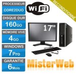 Ordinateur de bureau complet core2duo 160 go hdd 2 go ram win7 �cran 17 wifi en vrac selon mod�le disponible. ...