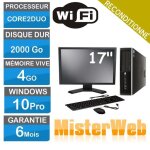 Ordinateur de bureau complet core2duo 2000 go hdd 4 go ram win10 �cran 17 wifi en vrac selon mod�le disponible ...