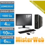 Ordinateur de bureau complet core2duo 1000 go hdd 4 go ram win10 cran 19 en vrac selon modle disponible. ...