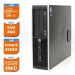 Ordinateur de bureau hp elite 8200 core i3 8go ram 250 go disque dur pc de bureau reconditionn windows ...