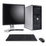 Ordinateur bureautique dell core2duo 250go - ram 4 go - win 10 - ecran 19 wifi