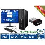 Ordinateur hp compaq 6000 pro desktop cpu - core2duo e5800 2. 70ghz speed 4 gb ram 160 gb hdd 17intch ...