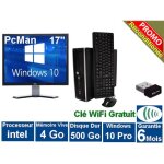 Ordinateur hp compaq 6000 pro desktop cpu - core2duo e5800 2. 70ghz speed 4 gb ram 500 gb hdd 17intch ...