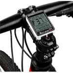 Ordinateur de vlo sans fil vlo compteur de vitesse tanche vlos kilomtrage chronomtre avec 5 affiche ...