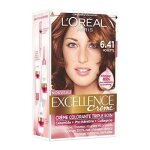 Coloration crème - loréal - excellence - noisette 6. 41 - lot de 2 - triple soin Coloration crème - loréal - excellence - noisette 6. 41 - lot de 2 - triple soin