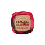 L oréal paris infaillible 24h fresh wear fond de teint en poudre n°300 ambre 9g L oréal paris infaillible 24h fresh wear fond de teint en poudre n°300 ambre 9g