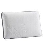 Oreiller en bambou à mémoire de forme herzberg hg3d6040 - wht Oreiller en bambou à mémoire de forme herzberg hg3d6040 - wht