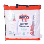 Oreiller blanc dodo medium confort respirant 60x60cm