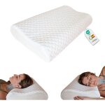 Oreiller ergonomique cervical - oreiller memoire forme + oreillers ergonomiques pour la nuque memoire ...