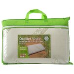 Oreiller ergonomique à mémoire de forme - anti - allergique - fibre de bambou Oreiller ergonomique à mémoire de forme - anti - allergique - fibre de bambou