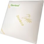 Oreiller fresh bamboo 60x60cm m�moire de forme (50 kg - m3) mousse royal jelic auto ventil� maintien ...