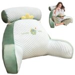 Coussin de lecture - non spcifi - 60x40 cm - vert - amovible - doux et confortable
