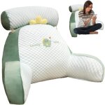 Oreiller de lecture - non spcifi - coussin de dossier - ergonomique - dhoussable - vert