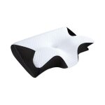 Oreillers - promo linge - ergonomique � m�moire de forme - polyester - 60x40 cm - noir